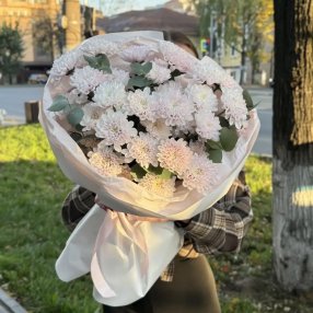 Букет " Моно хризантем" с доставкой по Кирову - Интернет-магазин Дари цветы