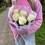 Букет "5 роз в оформлении" с доставкой по Кирову - Интернет-магазин Дари цветы