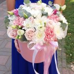 Шляпная коробка с розами "Восхищение" с доставкой по Кирову - Интернет-магазин Дари цветы
